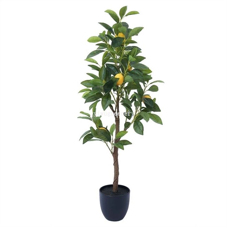 faux lemon tree topiary